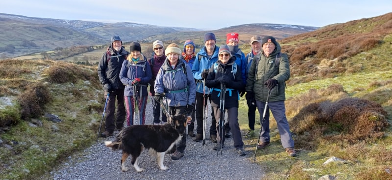 Steve and Carol's Reeth Walk on 8th January 2026